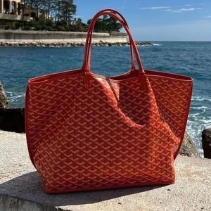 Orange Goyard Bag